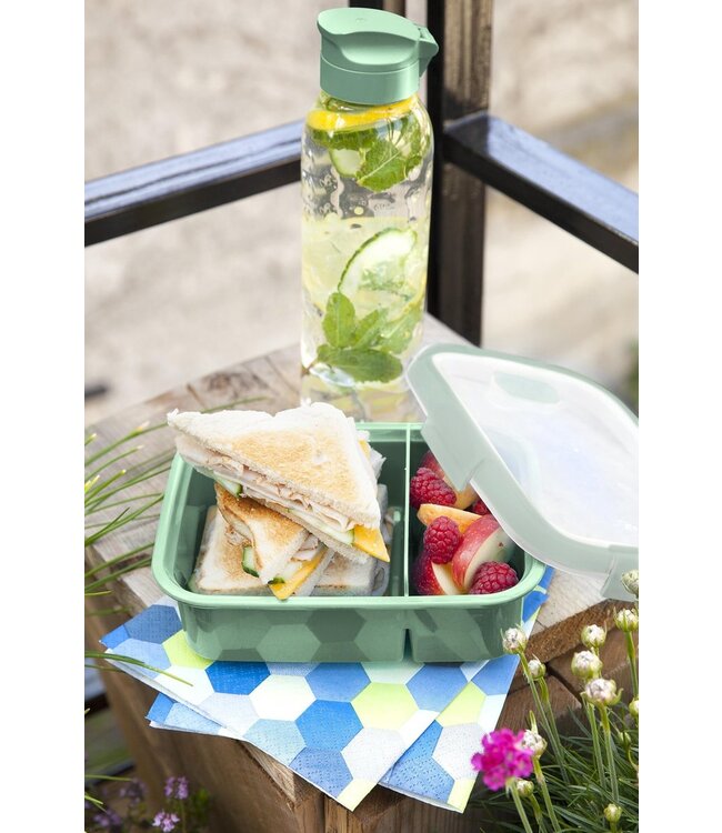 Curver Smart To Go Eco Lunchbox 0,6 + 0,3L Groen