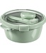 Curver Smart to Go Eco Lunchset Rond 1,6L + Bestekset & Sauscup - Groen
