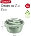 Curver Smart to Go Eco Lunchset Rond 1,6L + Bestekset & Sauscup - Groen