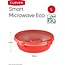 Curver Smart Microwave Eco Steamer Rond 1L + Stoomtray - Rood