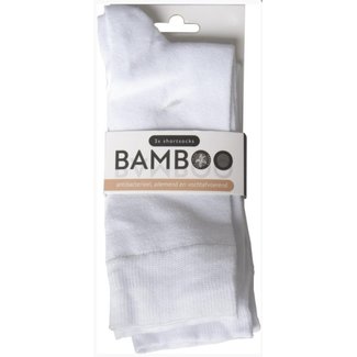 Bamboo Organic Airco Korte Sokken Wit - 3 paar
