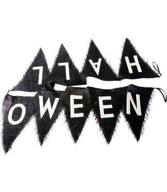 Cosy @ Home Slinger Vlaggen Halloween Zwart 33x240cm