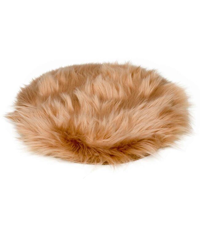 Cosy @ Home Onderlegger fur - beige - dia.35