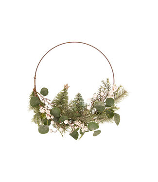 Cosy @ Home Krans - Pine Circle - groen- dia.40cm