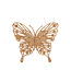 Cosy @ Home Vlinder hanger - glitter champagne - 10H9cm