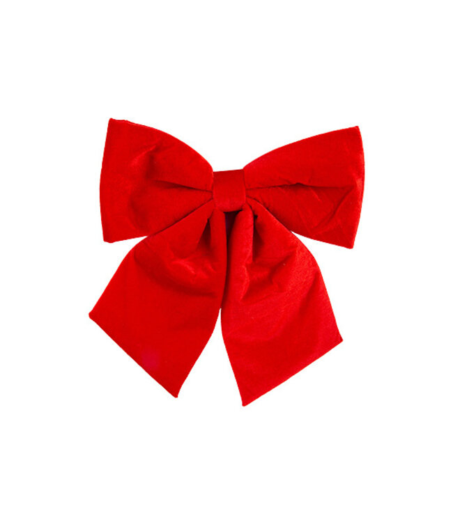 Cosy @ Home Strik hanger - rood - 30x3H32cm - fluweel