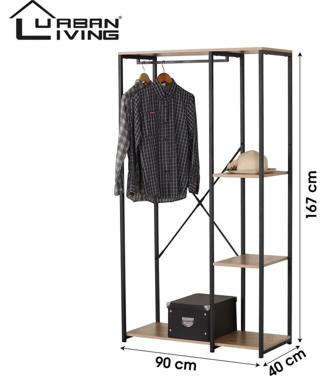 Urban Living Open kast / Kapstok / Garderoberek Colorado