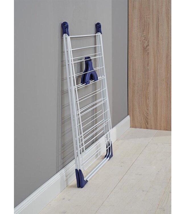 Leifheit Droogrek - wit/blauw - classic 200 flex