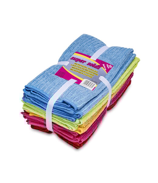 Super Soldi Microvezeldoek - set 10 stuks - 38x48cm