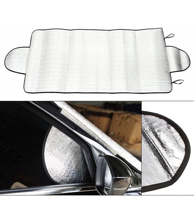 Benson Auto winterscherm Voorruit - Universeel - Grijs