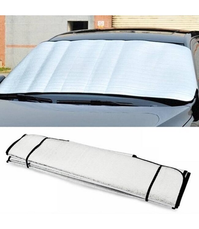 Benson Auto winterscherm Voorruit - Universeel - Grijs