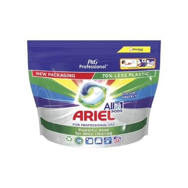 Ariel All-in-1 Professional Color pods - 55 stuks