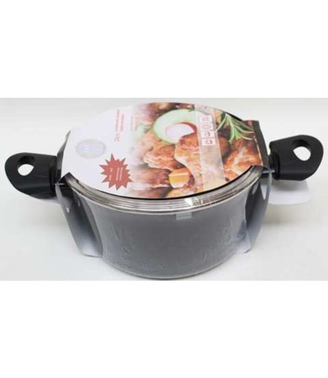 Maxime Home Kookpot dia.28cm keramisch marmer