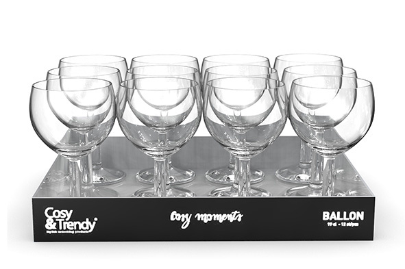 Cosy & Trendy - Lot De 6 Verres Cosy Moments 36 Cl - Élégants, Solides Et Fabriqués En France