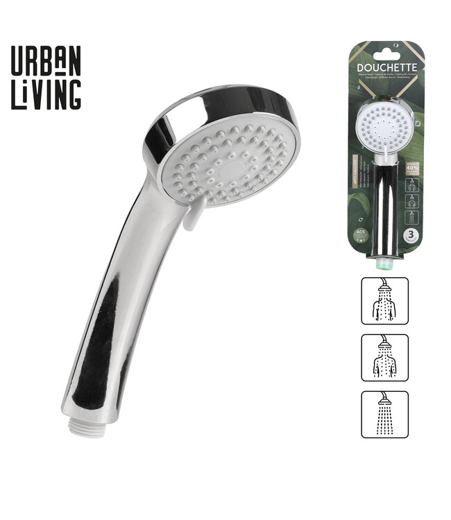 Urban Living Douchekop met 3 functies