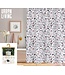 Urban Living Douchegordijn - 180x180cm - met 12 ringen - PVC -  terrazzo