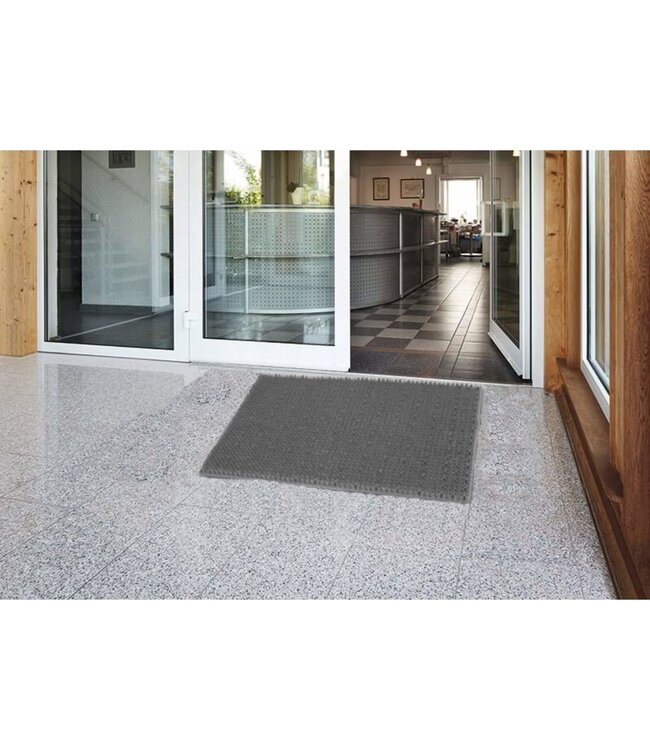 Intrada Deurmat - Grasmat - 40 x 60 cm - Grijs