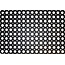 Intrada Deurmat - Rubberring - 40 x 60 cm - Zwart