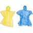 Benson Wegwerp Poncho - Universeel - Transparant - Geel/Blauw