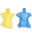 Benson Wegwerp Poncho - Universeel - Transparant - Geel/Blauw