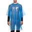 Benson Wegwerp Poncho - Universeel - Transparant - Geel/Blauw