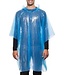 Benson Wegwerp Poncho - Universeel - Transparant - Geel/Blauw