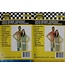 Benson Wegwerp Poncho - Universeel - Transparant - Geel/Blauw