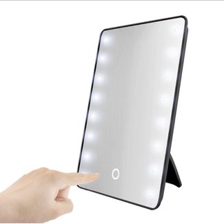 Benson Make Up Spiegel -16 LED -  met Touch Dimmer - Stand