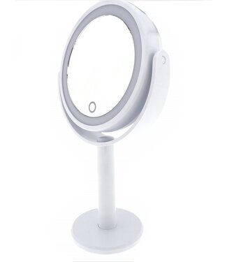 Benson Make Up Spiegel met LED ring - met Touch Dimmer - 2 zijde