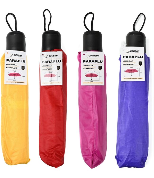 Benson Paraplu Mini - Mix kleuren - Pastel