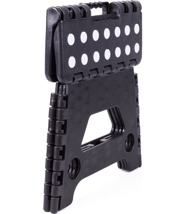 Benson Keukentrapje - Opstapje - Opvouwbaar - Zwart /Wit - tot 80 kg