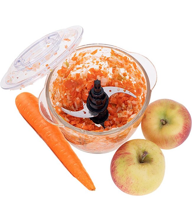 Adler Hakmolen - met glazen kom - 1,2L - 300 watt