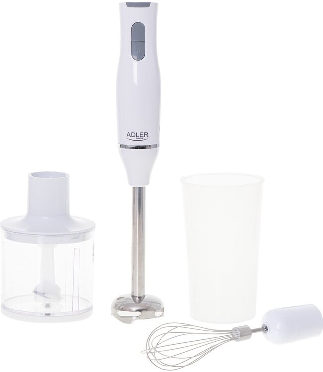 Adler Staafmixerset - 800 watt - RVS - Blender 0,75L