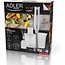 Adler Staafmixerset - 800 watt - RVS - Blender 0,75L