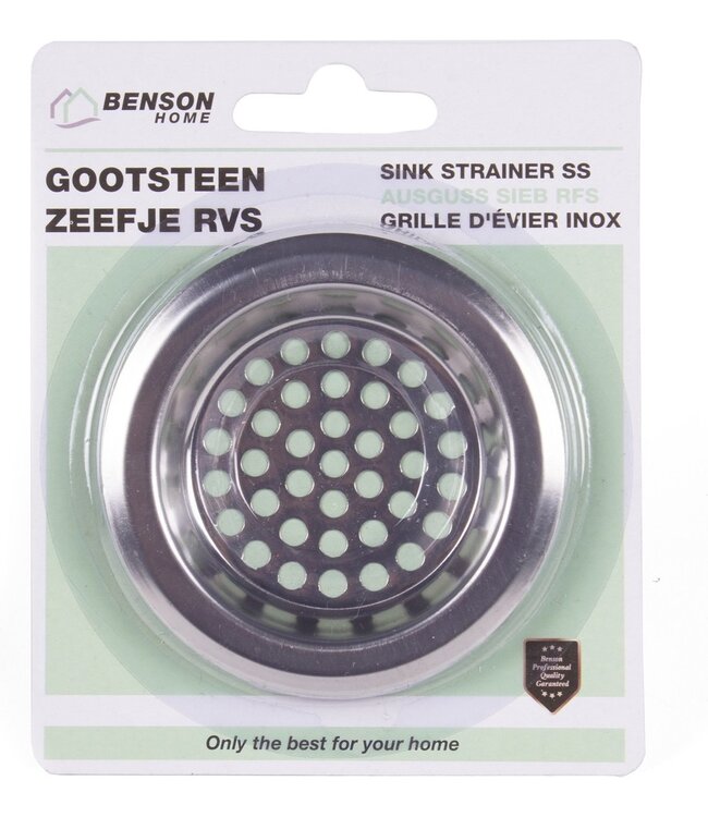 Benson Gootsteenzeef - dia.7,5cm - RVS