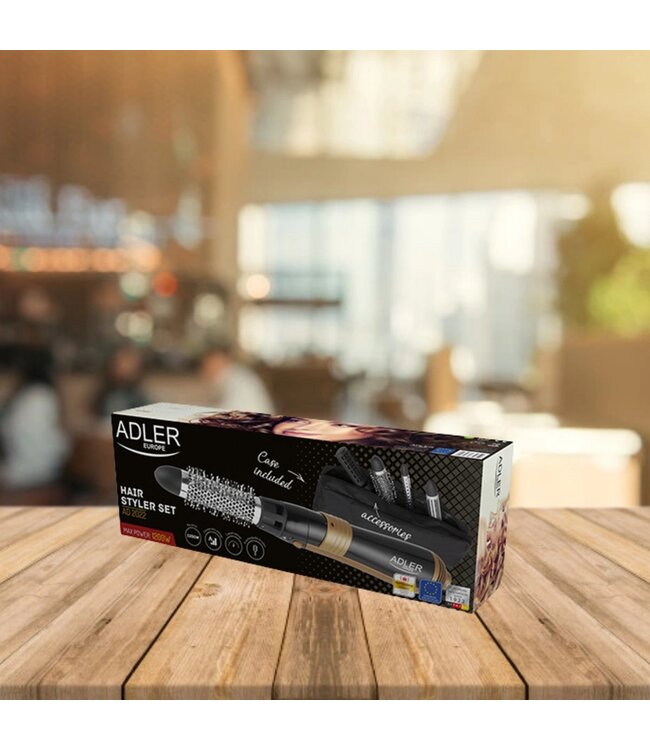Adler Haardroger set - 6 borstels - Föhn