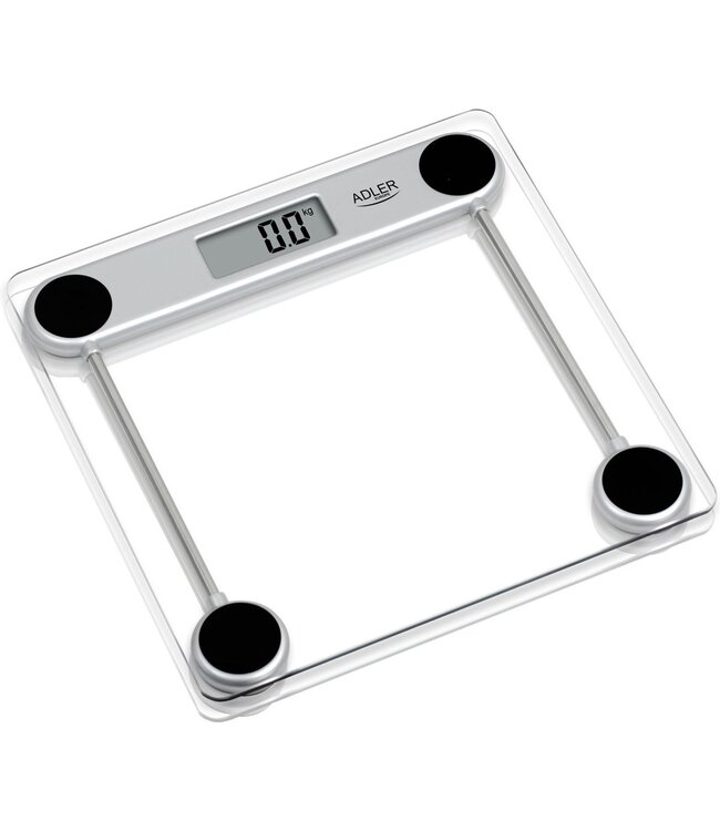 Adler Personenweegschaal - 100g-150kg - glas