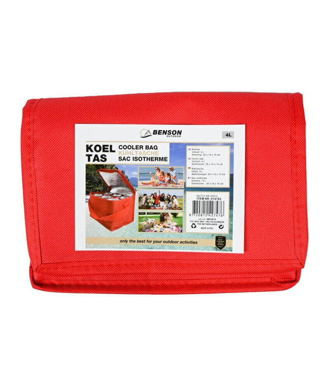 Benson Koeltas - 4L - rood