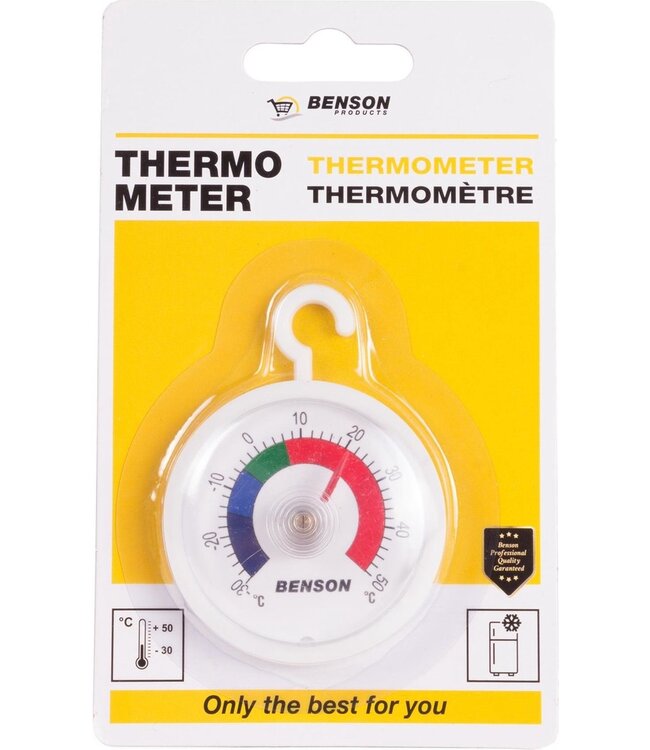 Benson Diepvriesthermometer - analoog - dia.4,4cm