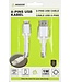 Benson Mobiele Oplader - USB naar Lightning Kabel - 1 meter - Wit