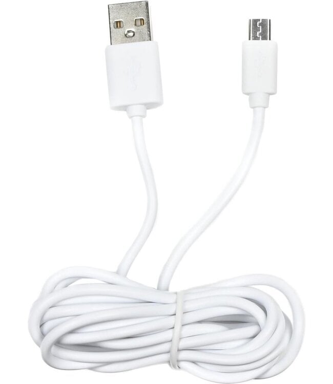 Benson Mobiele Oplader - USB naar Micro USB Kabel - 1 meter - Wit