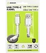 Benson Mobiele Oplader - USB naar Type C Kabel - 1 meter - Wit