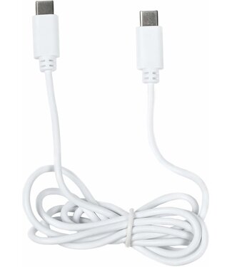 Benson Mobiele Oplader - Type C naar Type C Kabel - Wit