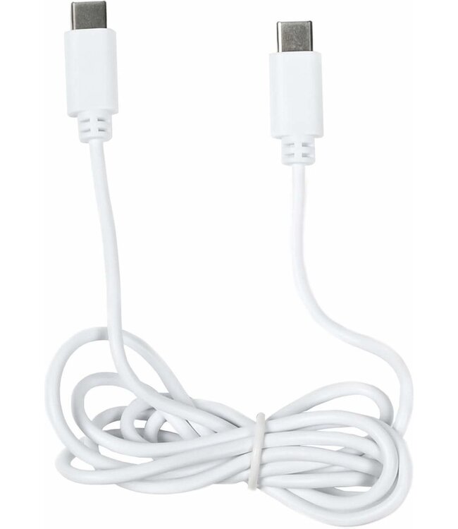 Benson Mobiele Oplader - Type C naar Type C Kabel - Wit