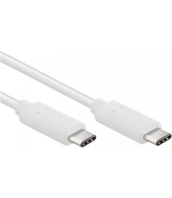 Benson Mobiele Oplader - Type C naar Type C Kabel - Wit