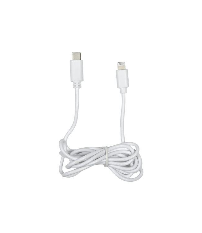 Benson Mobiele Oplader - Type C naar Lightning Kabel - Wit