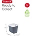 Curver Ready to Collect Vuilbak - 5L - Donkergrijs