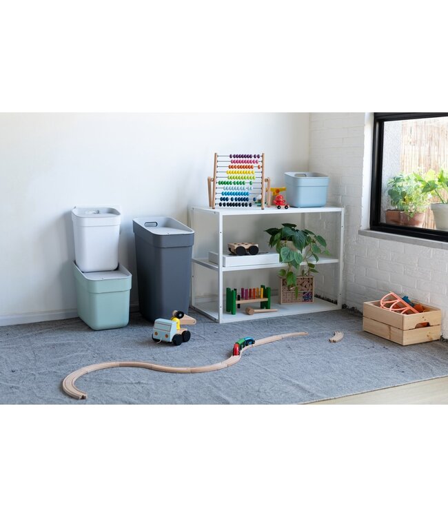 Curver Ready to Collect Vuilbak 30L - Donkergrijs