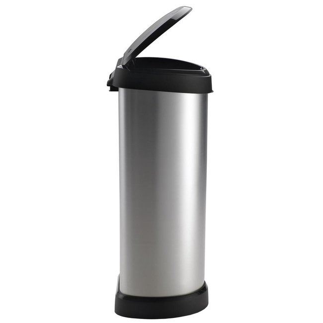Curver Decobin Prullenbak- 50L - 39x29x72 cm - Zwart