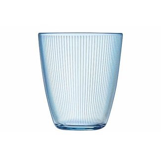 Luminarc Glas - 31cl - blauw  - Concepto Stripy